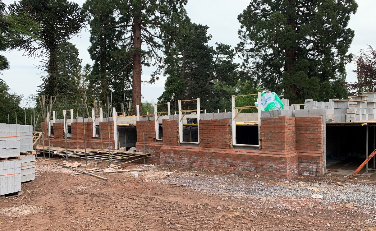 DBA Homes - special project construction of a bespoke 6 bedroomed luxury home is progressing nicely
